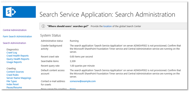 Sharepoint 2013 move search components